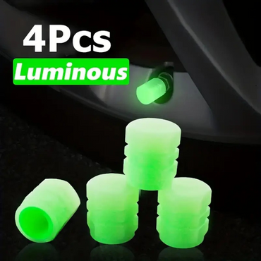4Pcs Luminous Valve Stem Cap