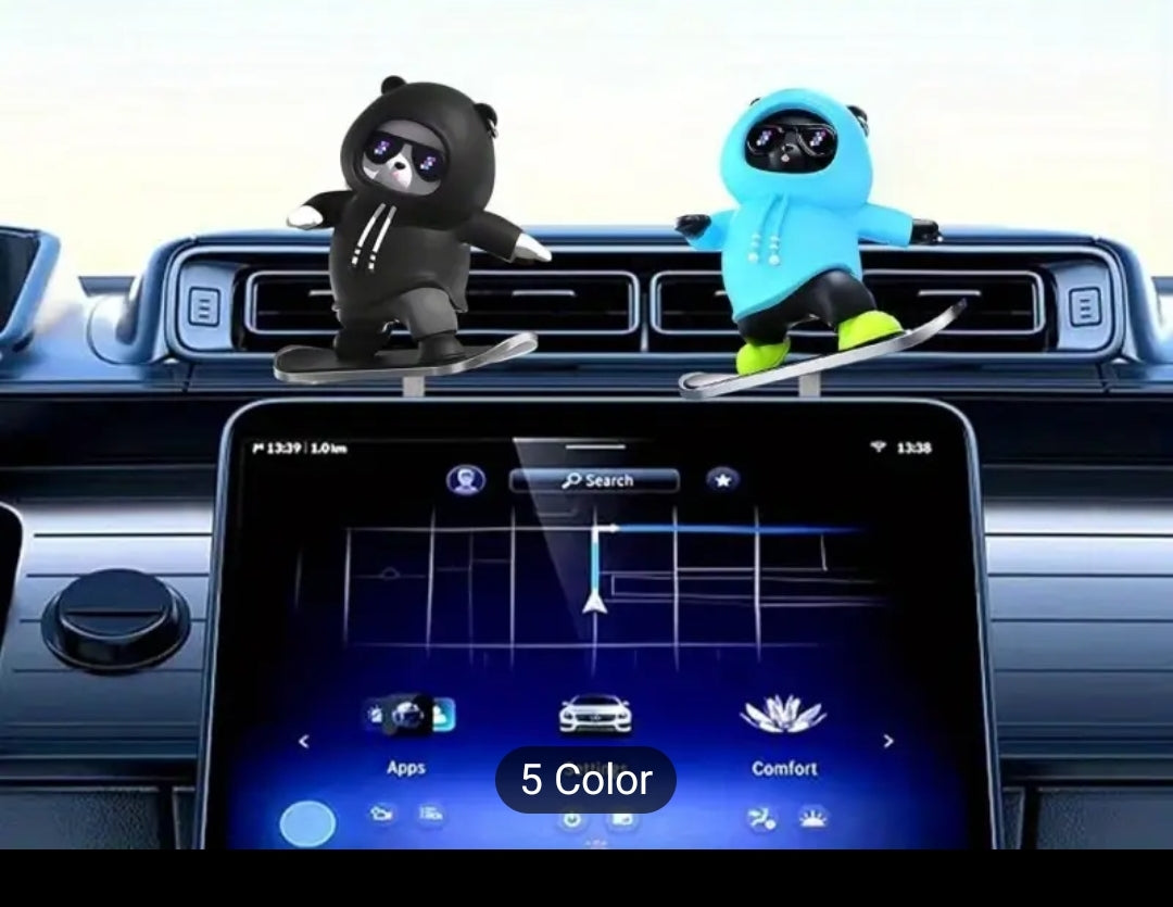 Car Dashboard   Bear Sliding Cute Auto