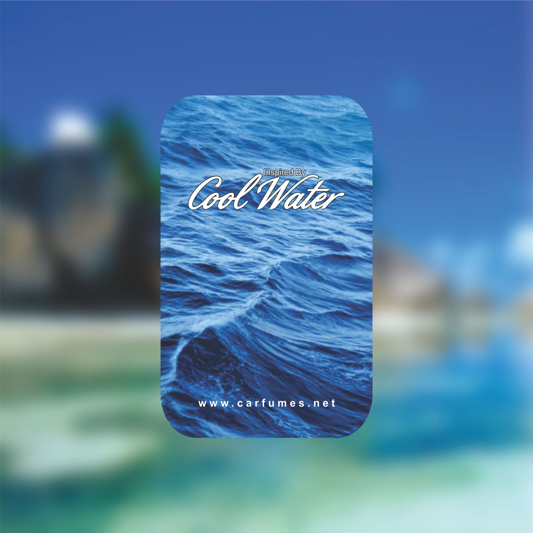 Cool Water Perfume Scented Card