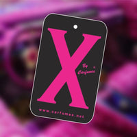 Pink X Card